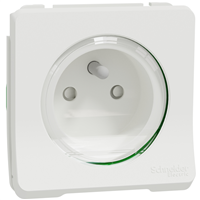 Prise de courant 2P+T Schneider Mureva Styl blanc 16A 250V