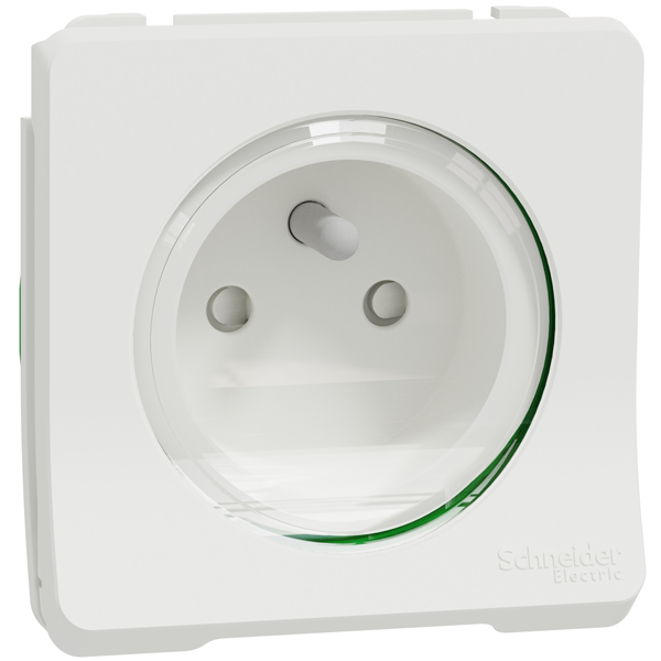 Prise de courant 2P+T Schneider Mureva Styl blanc 16A 250V
