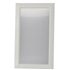 Hublot de porte rectangulaire en PVC blanc - 203MI Nicoll - dimensions ext. 380 x 225 mm