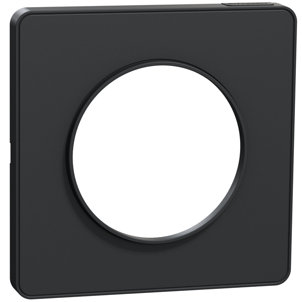 Plaque de finition simple Schneider Odace Touch anthracite