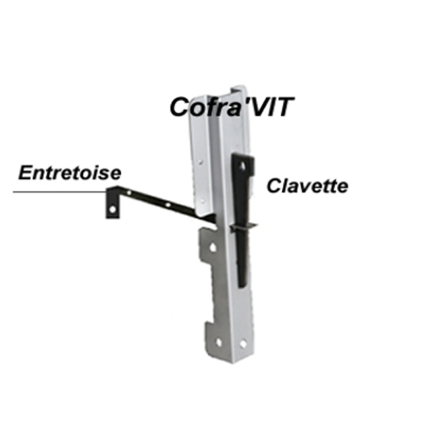 Entretoise pliée Charvin pour Cofra'Vit 15 - 20 - 25 cm BATEPS15/20/25P