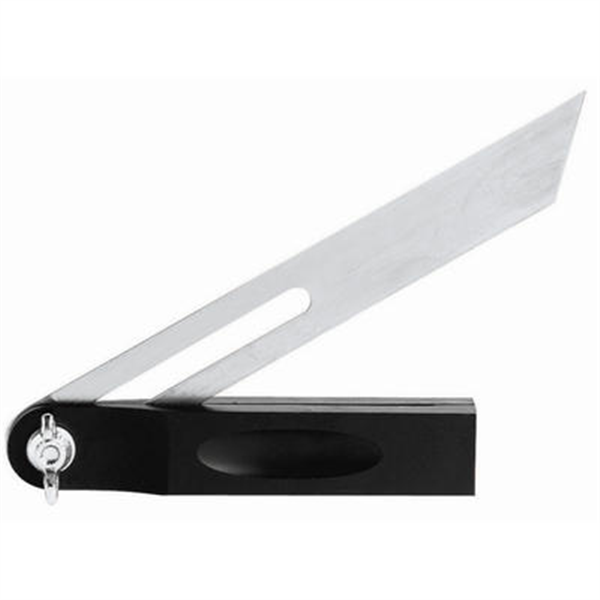Fausse équerre coulisse menuisier Outifrance Lame acier 250mm Talon bois