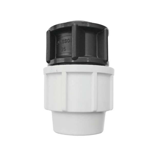 Raccord compression arrosage enterré Bouchon Plasson Ø 25 mm