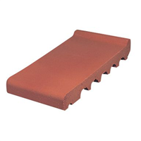Appui de baie plein Terreal en terre cuite rouge - 33 CM x 20,00 CM x 7,50 CM
