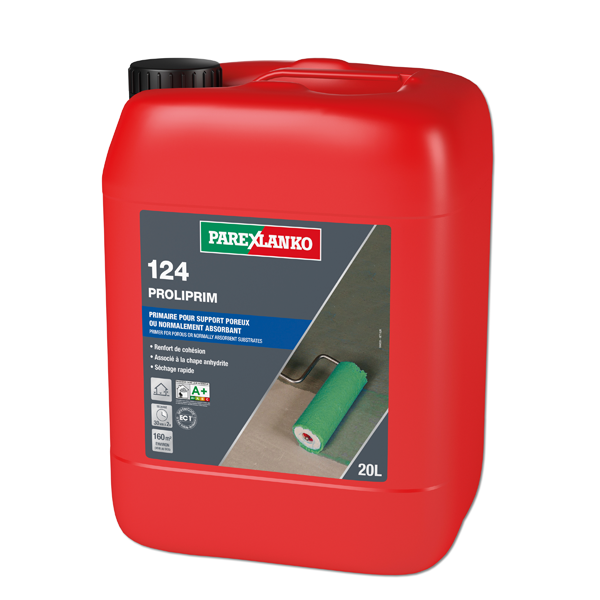 Primaire 124 PROLIPRIM Spécial supports poreux - Bidon de 20 litres