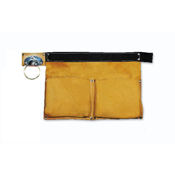 Poche à clous cuir standard 2 poches + 1 anneau