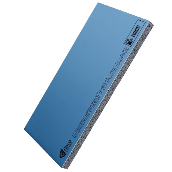 Doublage isolant acoustique - Doublissimo Performance BA13+120 MM - R = 3,80 m².K/W - 2,60 M x 1,20 M