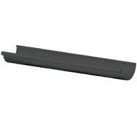 Gouttière demi-ronde Lindab en acier Gris anthracite RAL 7016 - développé 250 MM - 4 M