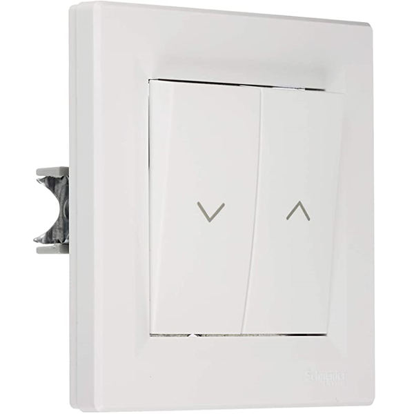 Interrupteur volet roulant Schneider Asfora complet - blanc - 10 A - 230 V