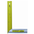 Équerre de menuisier lame acier inox - 300x165 mm