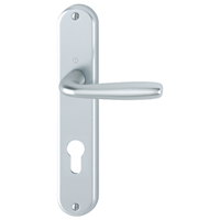 Poignée de porte clé en I SAN DIEGO Hoppe Alu finition argent 3538050