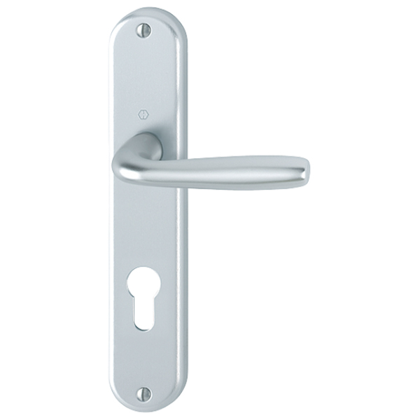 Poignée de porte clé en I SAN DIEGO Hoppe Alu finition argent 3538050
