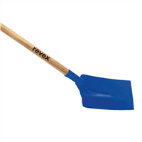Pelle carrée col de cygne Revex - Largeur 25 cm - Avec manche bois droit 1.2 m