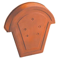 Fronton pour faîtière 1/2 rond 807