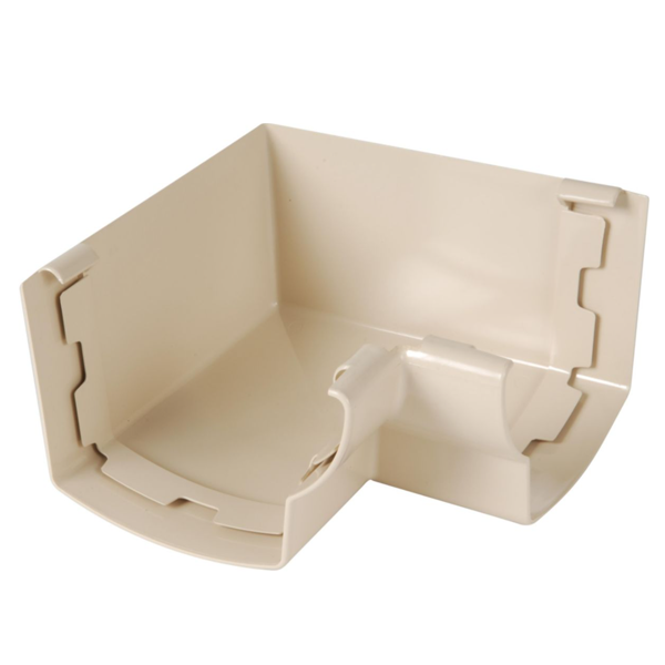 Angle intérieur Nicoll pour gouttière - Angle 90° - Longueur 169 mm - À coller - Techtan - Sable