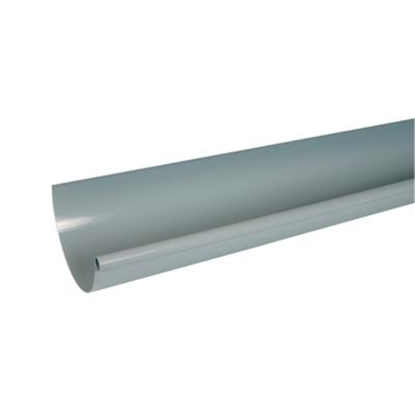 Gouttière 1/2 ronde en PVC développé de 33