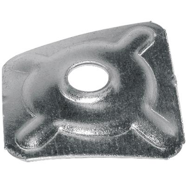Plaquette glavanisé PPSO dimensions 40 x 40 mm avec trou 8.5 mm Etanco