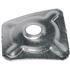 Plaquette glavanisé PPSO dimensions 40 x 40 mm avec trou 8.5 mm Etanco