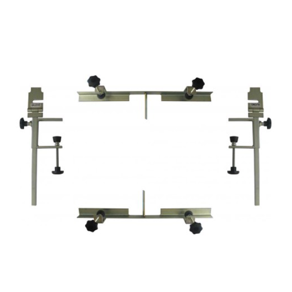 Mallette pose déporter gonds volets Gabarits, mèche accessoires inclus
