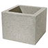 Élément de pilier en béton gris - 27,0 CM x 27,0 CM - Hauteur 25,0 CM