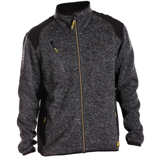 Sweat zippé Rica Lewis Richie -100 % polyester - gris et noir - taille L