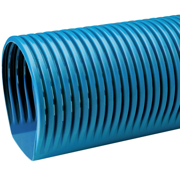 Drain routier à cunette plate Hegler Sirowell - PVC-U bleu - DN 110 -
