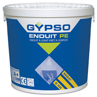 Enduit pâte blanc prêt à l'emploi joints plaques plâtre Gypso 5 KG