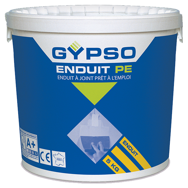 Enduit pâte blanc prêt à l'emploi joints plaques plâtre Gypso 5 KG