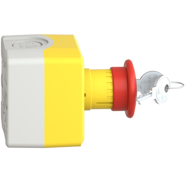 Bouton d'arrêt d'urgence Schneider XALK188F à clé - 10 A - Ø 40 mm