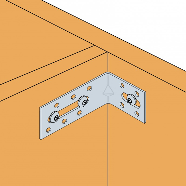 Équerre renforcée EFIX oublongs ajustable Simpson Strong-Tie EFIXR853A