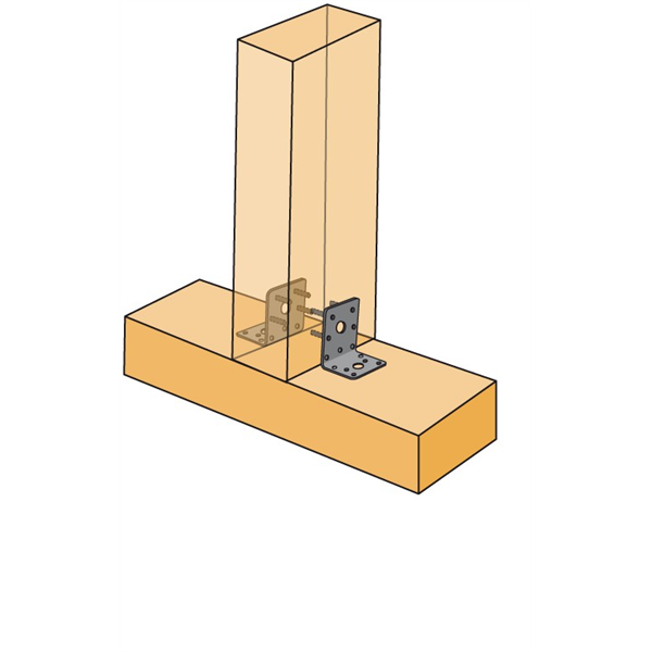 Équerre renforcée EB/7048 48x90x48 mm épaisseur 3 mm Simpson Strong-Tie