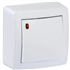 Poussoir lumineux en saillie Schneider Alréa - blanc - 10 A 250 V CA