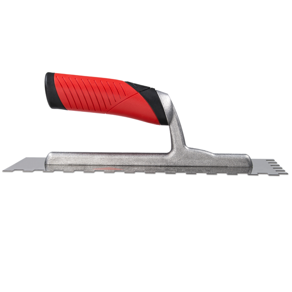Peigne en acier avec poignée ouverte Rubiflex - RUBI - 28 cm - 6 x 6 mm