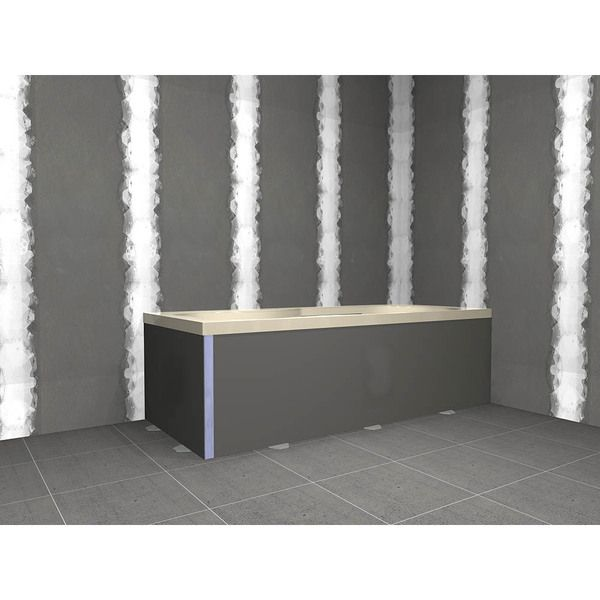 Tablier de baignoire Epoxy Board sans vérins - 1770 MMx600 MMx30 MM