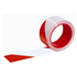 Ruban signalisation chantier Rubafort rouge blanc 50mmx100m mandrin