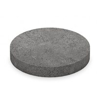 Chapeau pour poteau multi-angles Toscana - Anthracite - Diamètre 28 cm - Hauteur 4 cm