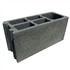 Bloc béton poteau à emboîtement 500 x 200 x 250 mm - B40 - 3 parois 5 trous