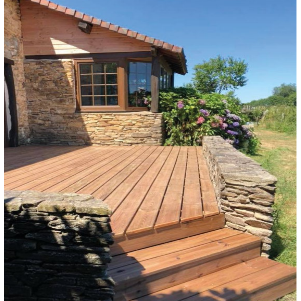 Lame de terrasse en pin du Nord classe 4 Classéo+ lisse - US - 420 CMx14,5 CM