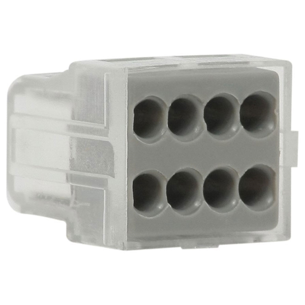 Borne automatique Debflex pour 8 conducteurs de section 1,5 à 2,5 mm²