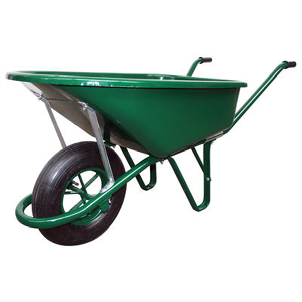Brouette Altrad roue gonflable 110 litres 400 mm  Charge 200 kg Verte