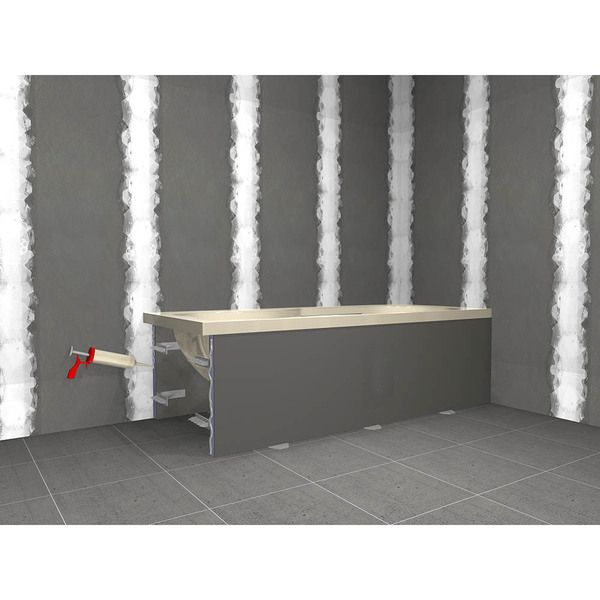 Tablier de baignoire Epoxy Board sans vérins - 1770 MMx600 MMx30 MM