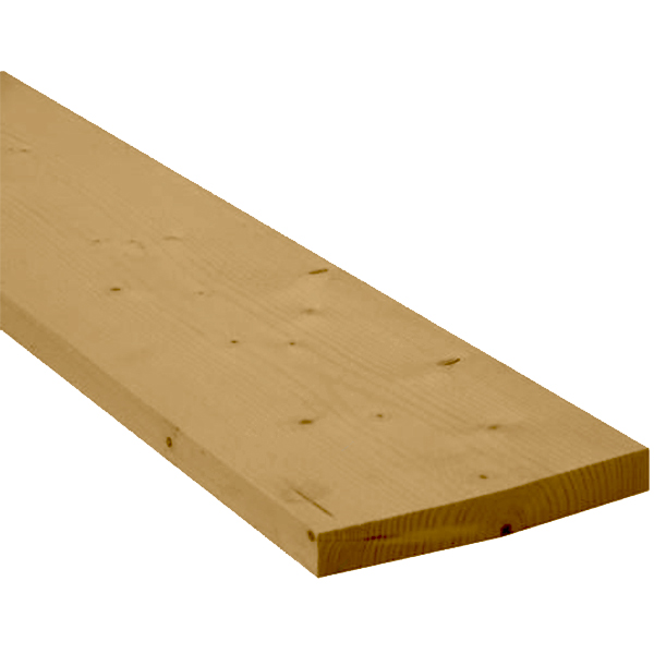Planche de coffrage en sapin - Choix 4 - 20 CM x 27 MM x 2,40 M