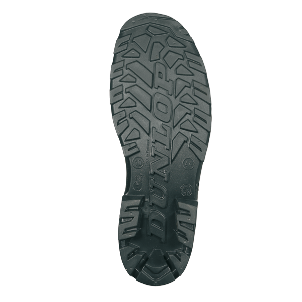 Bottes de sécurité et de pluie - PVC - Dunlop Devon Safety - Vert Kaki - Taille 44