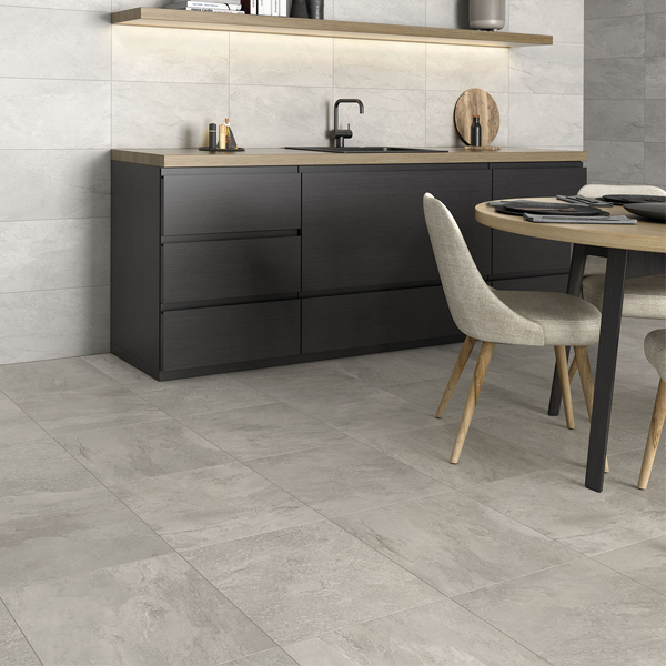 Carrelage intérieur grès émaillé Edilis Ruben - 45,0 CM x 45,0 CM - ép. 8,5 MM - Gris