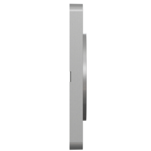 Plaque de finition simple Schneider Odace Touch aluminium
