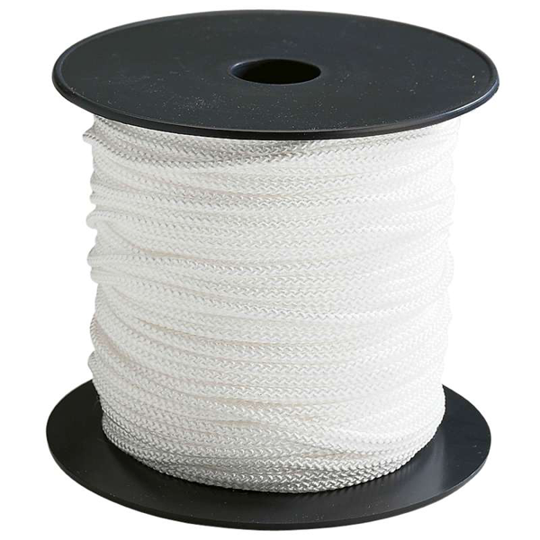 Corde tressée polypropylène Ø 1,5 mm bobine 100 m anti-UV 8 fuseaux