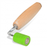 Rouleau de pression en silicone spécial couvreur - Edma - diamètre 33 mm - largeur 45 mm