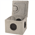 Boîte béton à opercule EPERS pour eaux pluviales et réseaux secs avec couvercle - R25SP - 25x30x22,5 CM