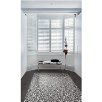 Carrelage intérieur sol et mur effet carreaux de ciment CONTRASTI - Antracite - 20 CMx20 CM ép.10 MM