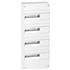 Coffret en saillie Schneider Resi9 - quatre rangées de 13 modules